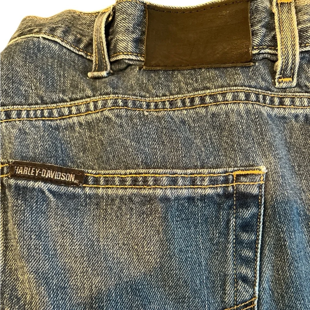 Harley-Davidson Jeans Men 40x32 Blue Straight Leg Denim‎